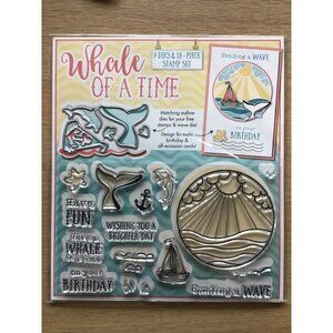 Whale of a Time 7 Dies & 18 Piece Stamp Set